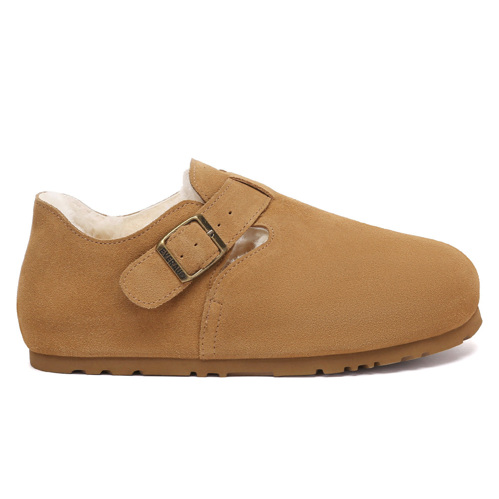 Ever Premium Adjustable Buckle Clog Slippers
