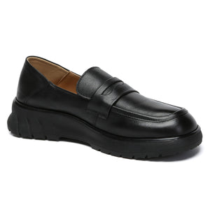 Leather Slip-On Loafers