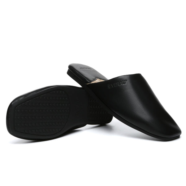 Women Leather Mules Flats