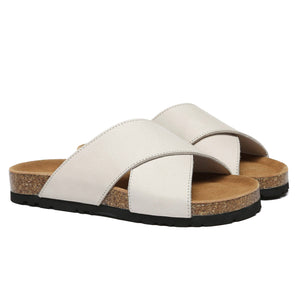 Crossover Summer Leather Slides