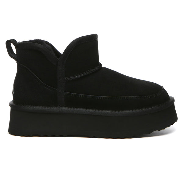 V Ankle Ultra Mini Platform Boots