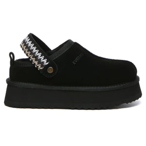 Slingback Knitted Platform Slippers