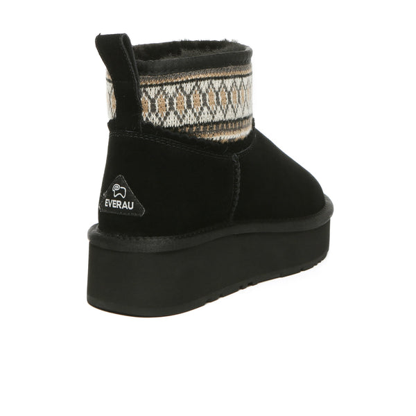 Mini Woven Ankle Platform