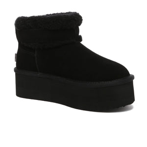 Buckle Strap Platform Boots