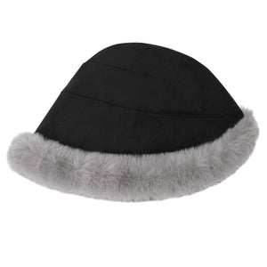 Fluffy Warm Bucket Hat