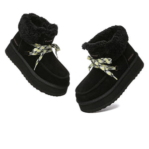 Lace-up Ankle Platform Boots