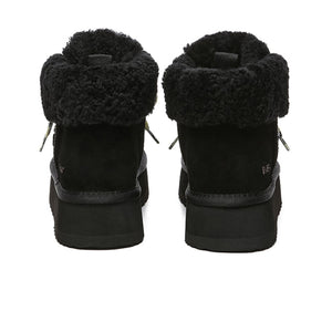 Lace-up Ankle Platform Boots