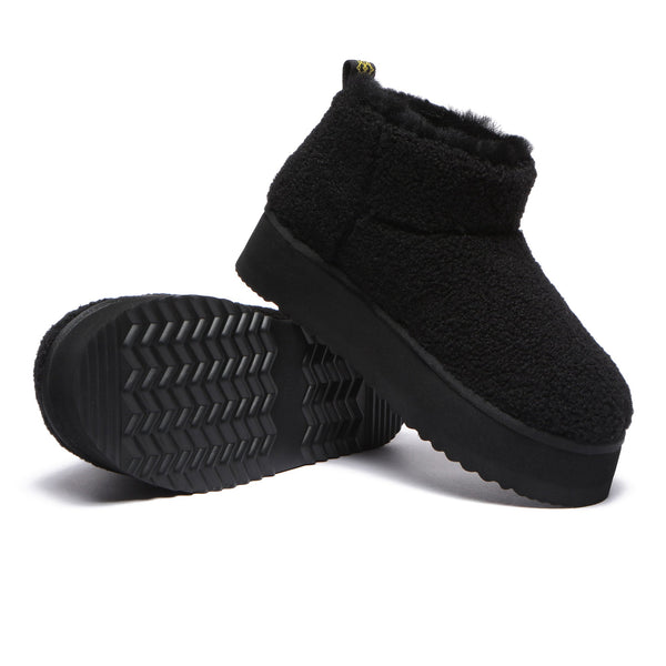 PlushCozy Ultra Mini Platform Boots