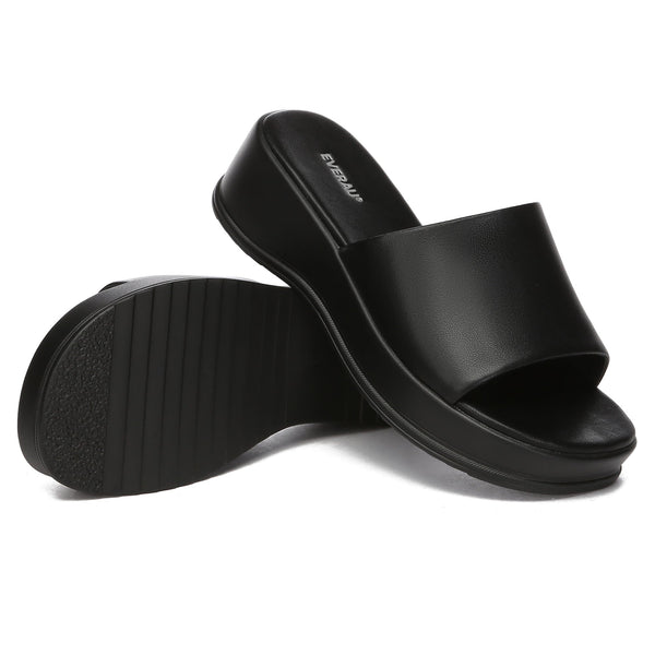Fiona Classic Summer Wedge Slides