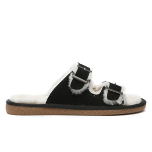 Buckle Slip-on Sandals