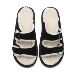 Buckle Slip-on Sandals