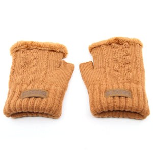 Ultra Plush Fingerless Gloves