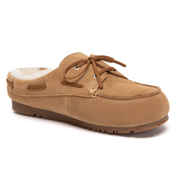 EverUgg UGG slippers with cozy churna design, featuring soft material and slip-on style for comfortable indoor wear.
