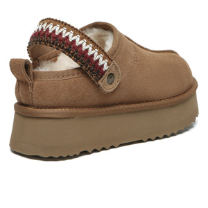 Slingback Knitted Platform Slippers