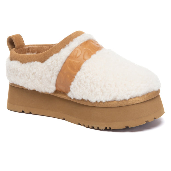 EverUgg Ultra Mini Maphie UGG slippers featuring plush material and a cozy slip-on design for comfortable indoor wear.