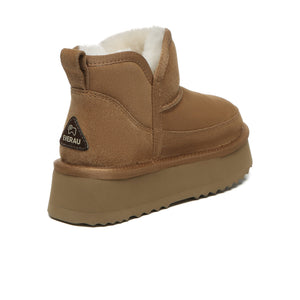 V Ankle Ultra Mini Platform Boots