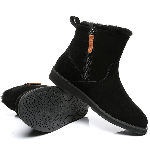 Caddy Women Inner Zipper Mini Boots