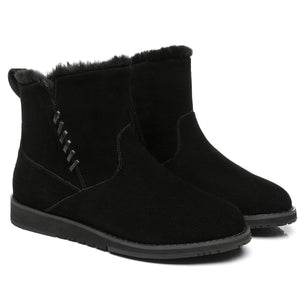 Caddy Women Inner Zipper Mini Boots