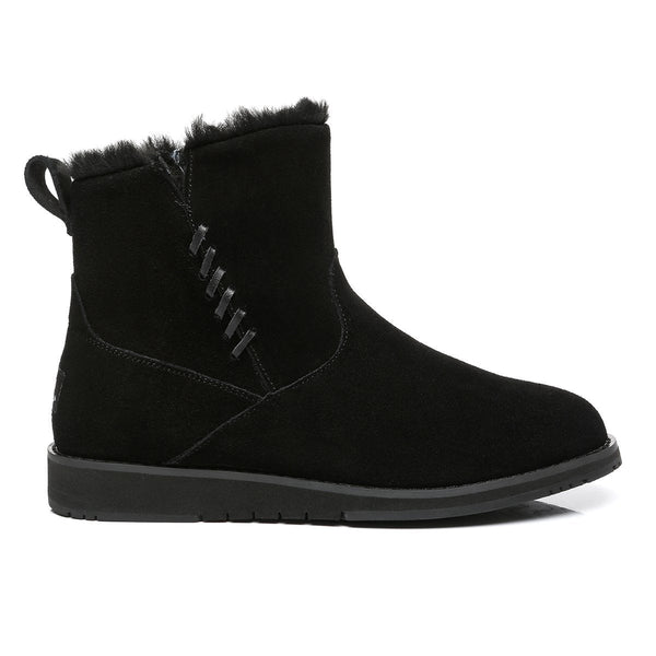 Caddy Women Inner Zipper Mini Boots