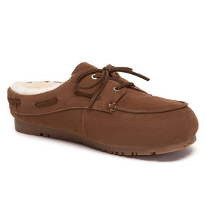 EverUgg Churna UGG slippers featuring soft, cozy fabric and slip-on style for comfortable indoor wear.