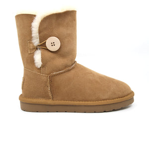 Premium Short Button UGG Boots Australian Made
