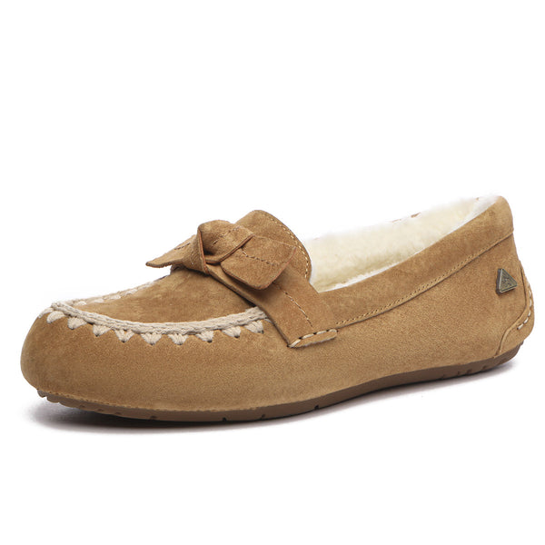 Woven Bow Moccasin
