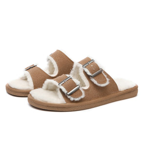 Buckle Slip-on Sandals