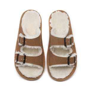 Buckle Slip-on Sandals