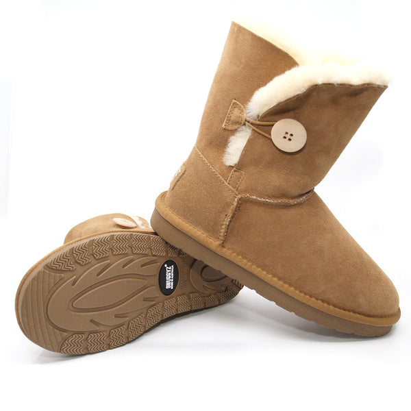 Premium Short Button UGG Boots Australian Made