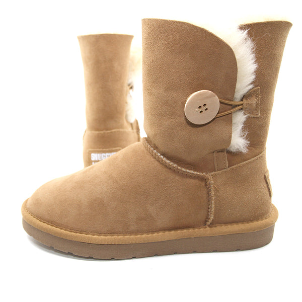 Premium Short Button UGG Boots Australian Made