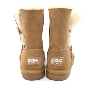 Premium Short Button UGG Boots Australian Made