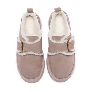 Tass Buckle Platform Slippers