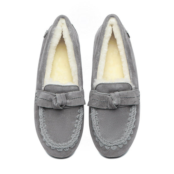 Woven Bow Moccasin