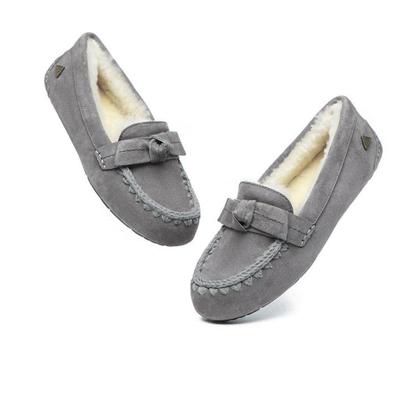 Woven Bow Moccasin
