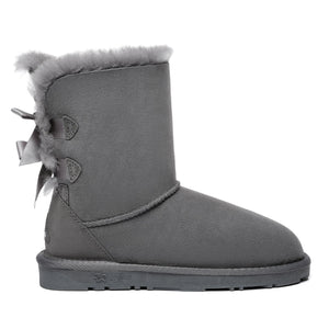 Short Double Bow Women Boots