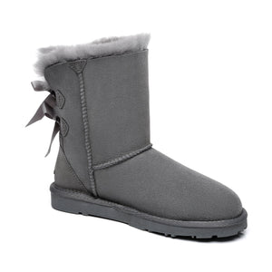 Short Double Bow Women Boots