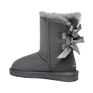 Short Double Bow Women Boots