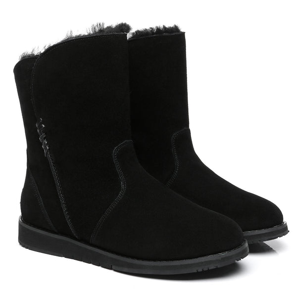 Karina Women Inner Zipper Short Boots