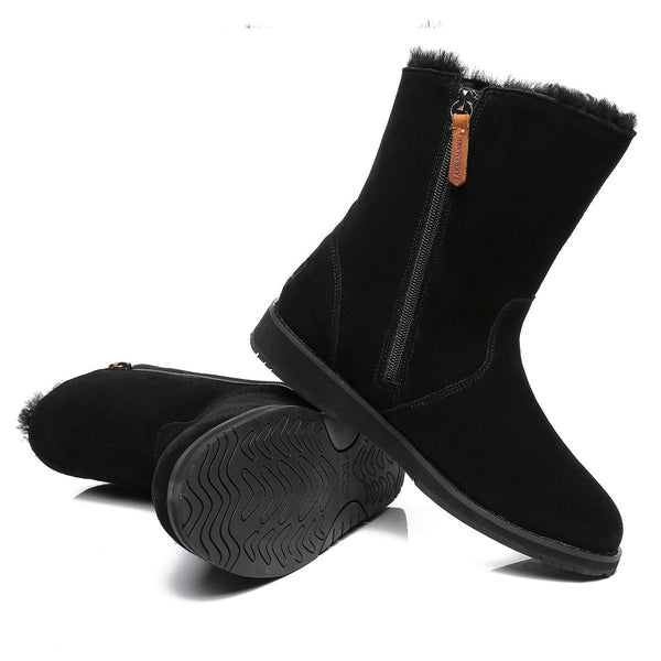 Karina Women Inner Zipper Short Boots