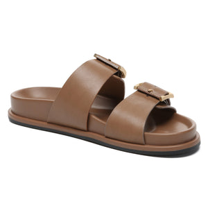 Manisha Buckle Leather Sandals