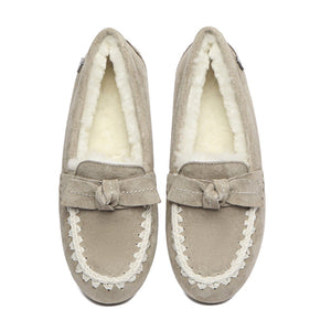 Woven Bow Moccasin