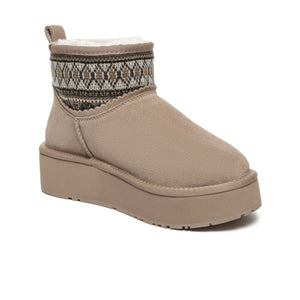 Mini Woven Ankle Platform