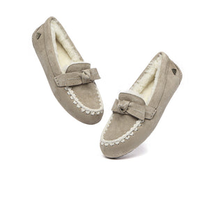 Woven Bow Moccasin