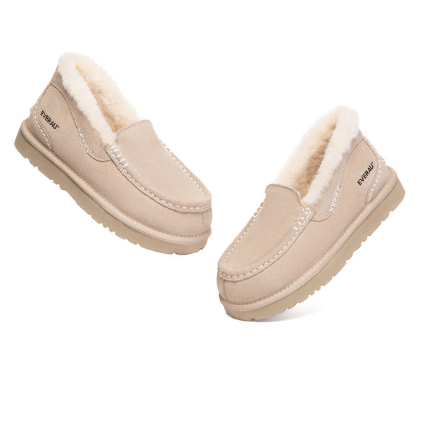 EverUgg Sooka UGG slippers with plush interior and soft suede exterior, perfect for cozy indoor wear.