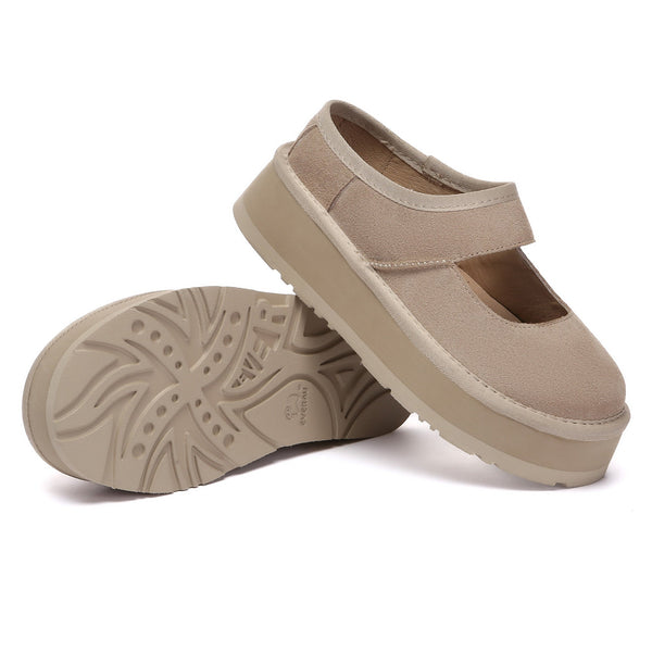 Mary Jane Platform Slippers