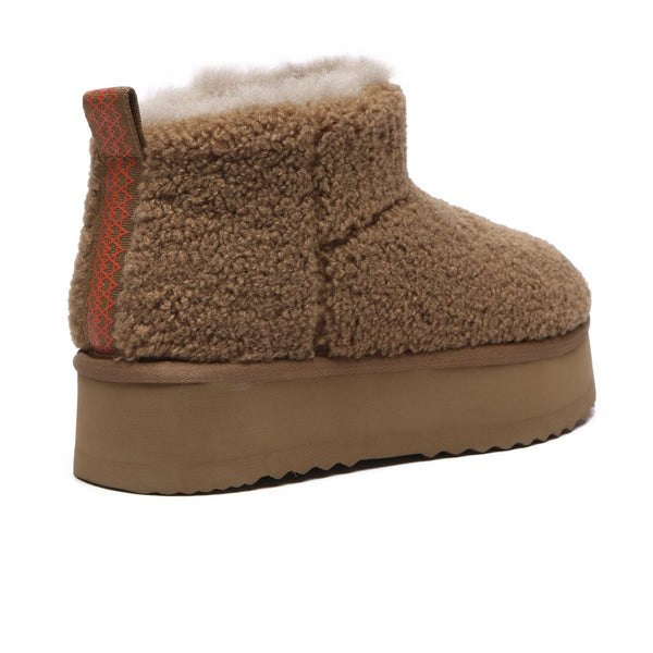 PlushCozy Ultra Mini Platform Boots