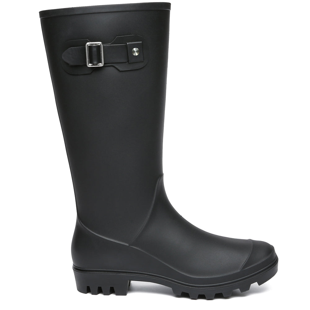 Tall Sheepskin Insole Rain Boots