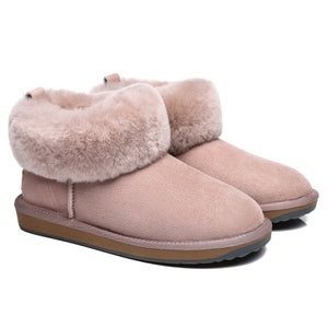 Fluffy Collar Boots