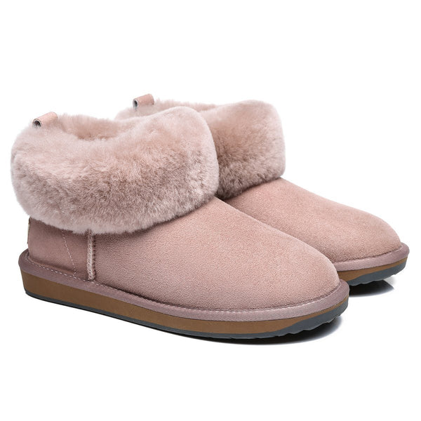 Fluffy Collar Boots