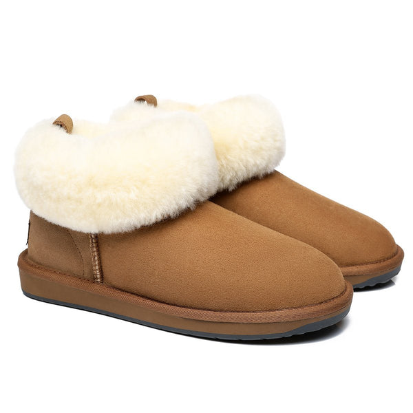 Fluffy Collar Boots